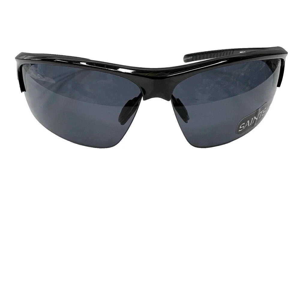 New Orleans Saints Sunglasses Polarized Impact Black with Bag NFL Official Merch